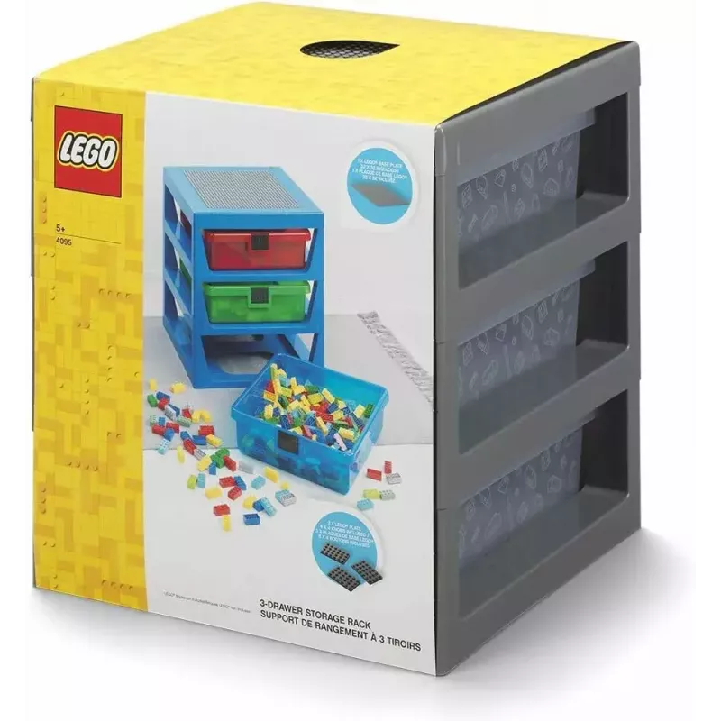 Set de estantería con cajones Room Copenhagen 40950003 caja de almacenamiento gris para cajones