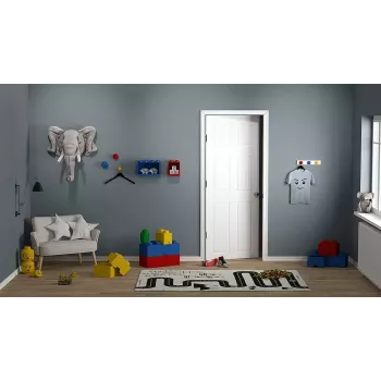 Estantería Room Copenhagen LEGO Brick Shelf 8+4 Roja, 2 baldas