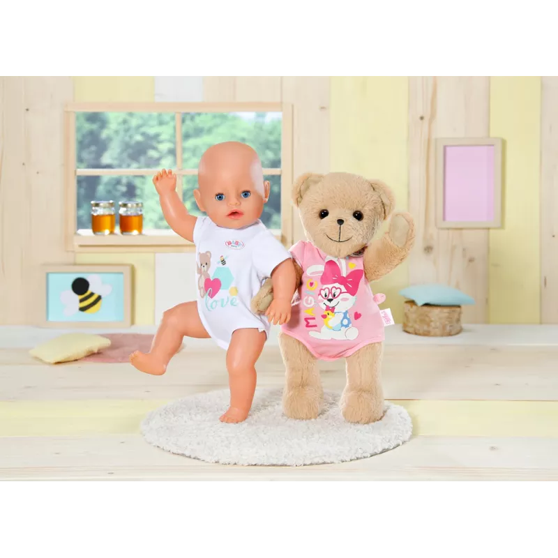 Oso de peluche BABY born Oso blanco 0 a 12 años