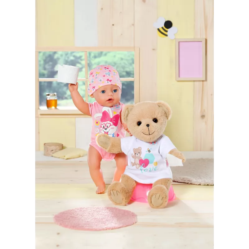 Oso de peluche BABY born Oso blanco 0 a 12 años