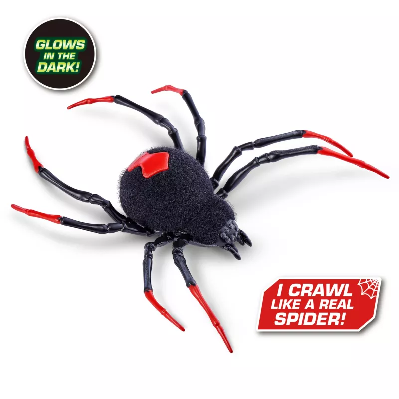 Robo Alive Araña reptante brillante en la oscuridad, juguete robot ZURU