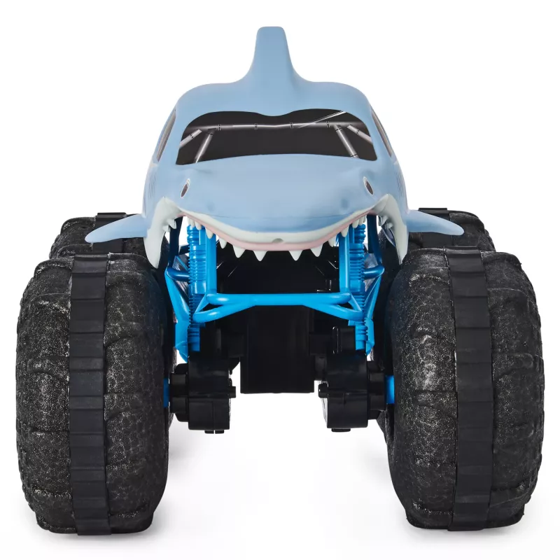 Monster Jam, camión monstruo teledirigido oficial Megalodon STORM All-Terrain, escala 1:15