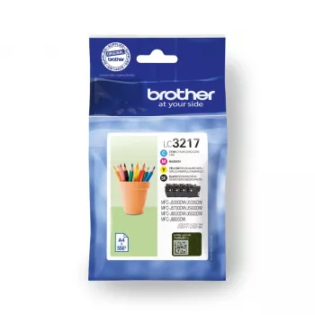 Brother LC3217VAL cartucho de tinta 4 uds. original negro, cian, magenta, amarillo