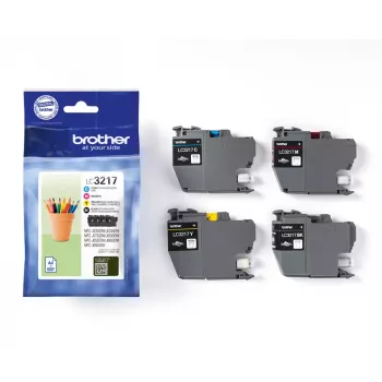 Brother LC3217VAL cartucho de tinta 4 uds. original negro, cian, magenta, amarillo