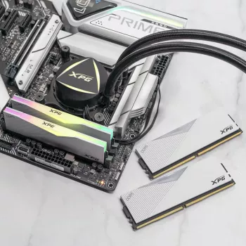 DIMM 64 GB DDR5-6400 (2x 32 GB) Dual-Kit, memoria RAM blanca, AX5U6400C3232G-DCLARWH, Lancer RGB, INTEL XMP