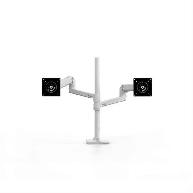 ERGOTRON LX Dual Stacking Arm, columna alta (blanco)