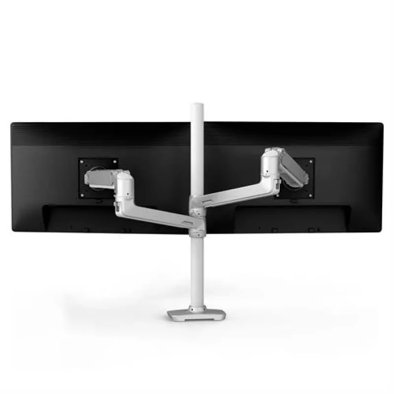 ERGOTRON LX Dual Stacking Arm, columna alta (blanco)