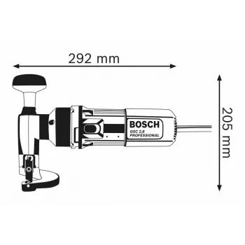 Bosch 0 601 506 103 cizalla eléctrica/roedora 2400 rpm 500 W