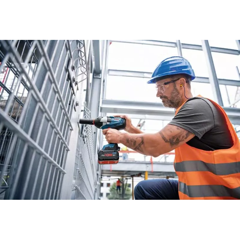 Bosch GDS 18V-1050 H Professional llave de impacto a batería 18 V, 1050 Nm, 1750 rpm, cuadradillo exterior de 3/4", 2 baterías ProCORE18V de 5,5 Ah, L-BOXX, azul/negro