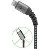 Cable Lightning Wentronic 49267 0,5 m Negro-gris