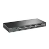 TP-Link Switch de red para rack de 48 puertos 10/100Mbit/s, no gestionado, Fast Ethernet (10/100), montaje en rack, 1U