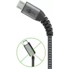 Cable USB Wentronic 49282 USB 2.0 1 m Micro-USB B USB A Negro gris