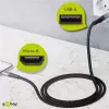 Cable USB Wentronic 49282 USB 2.0 1 m Micro-USB B USB A Negro gris