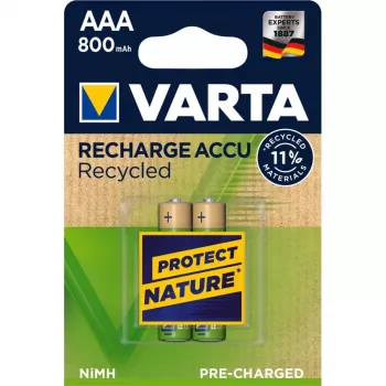 VARTA Recharge pila reciclada 800 mAh AAA NiMH pack de 2