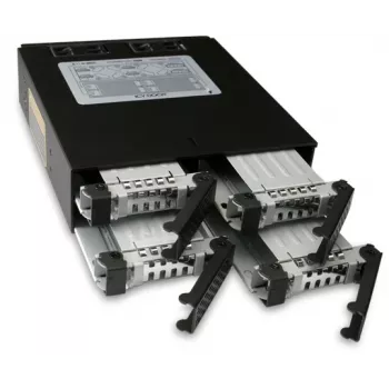 ICYDOCK ToughArmor caja de bahía trasera de metal macizo 4 bahías 2,5