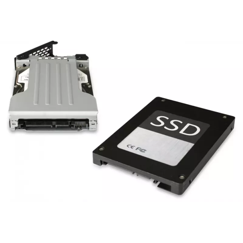 ICY DOCK ToughArmor MB994SP-4SB-1 backplane SATA de 4 bahías de 2,5" para bahía interna de 5,25", sin bandejas, aluminio, ventilador de 40 mm, SATA 6 Gbit/s, negro