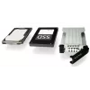 ICY DOCK ToughArmor MB994SP-4SB-1 backplane SATA de 4 bahías de 2,5" para bahía interna de 5,25", sin bandejas, aluminio, ventilador de 40 mm, SATA 6 Gbit/s, negro