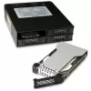 ICY DOCK ToughArmor MB994SP-4SB-1 backplane SATA de 4 bahías de 2,5" para bahía interna de 5,25", sin bandejas, aluminio, ventilador de 40 mm, SATA 6 Gbit/s, negro