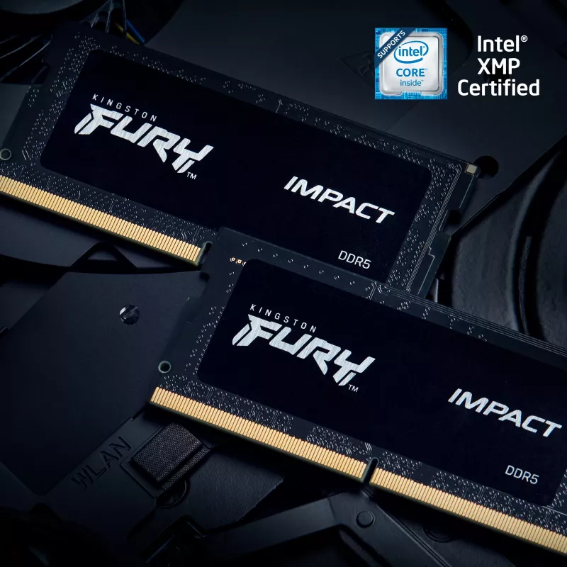 Kingston Technology FURY 32GB 6000MT/s DDR5 CL38 SODIMM (Kit de 2) Impact XMP