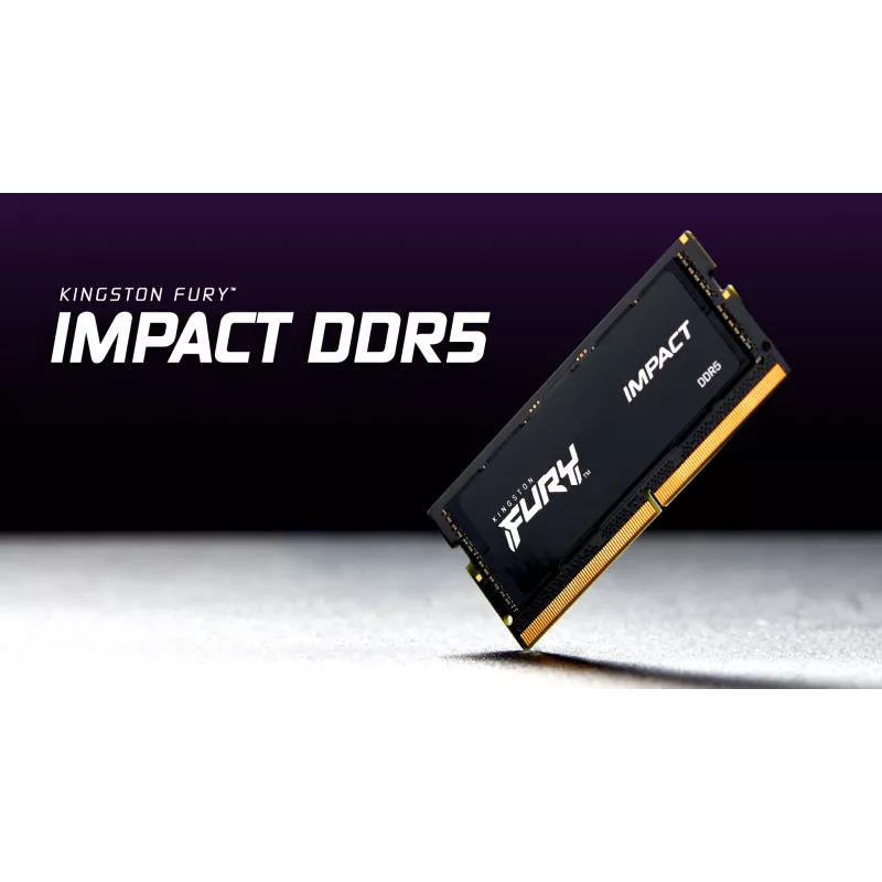 Kingston Technology FURY 32GB 6000MT/s DDR5 CL38 SODIMM (Kit de 2) Impact XMP