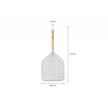 Unold 6881620 Pala para pizza Aluminio, Madera