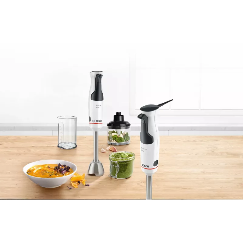 Bosch ErgoMixx Style MS6CM61V2 batidora de mano con vacío, 1000 W, acero inoxidable/negro