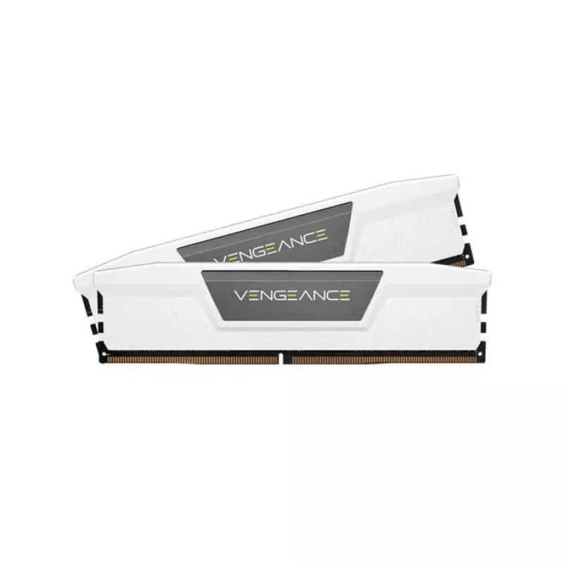 CORSAIR Memoria RAM 32GB (2x16GB) DDR5 DRAM 6400MT/s CL32 Kit de memoria Vengeance – Blanco