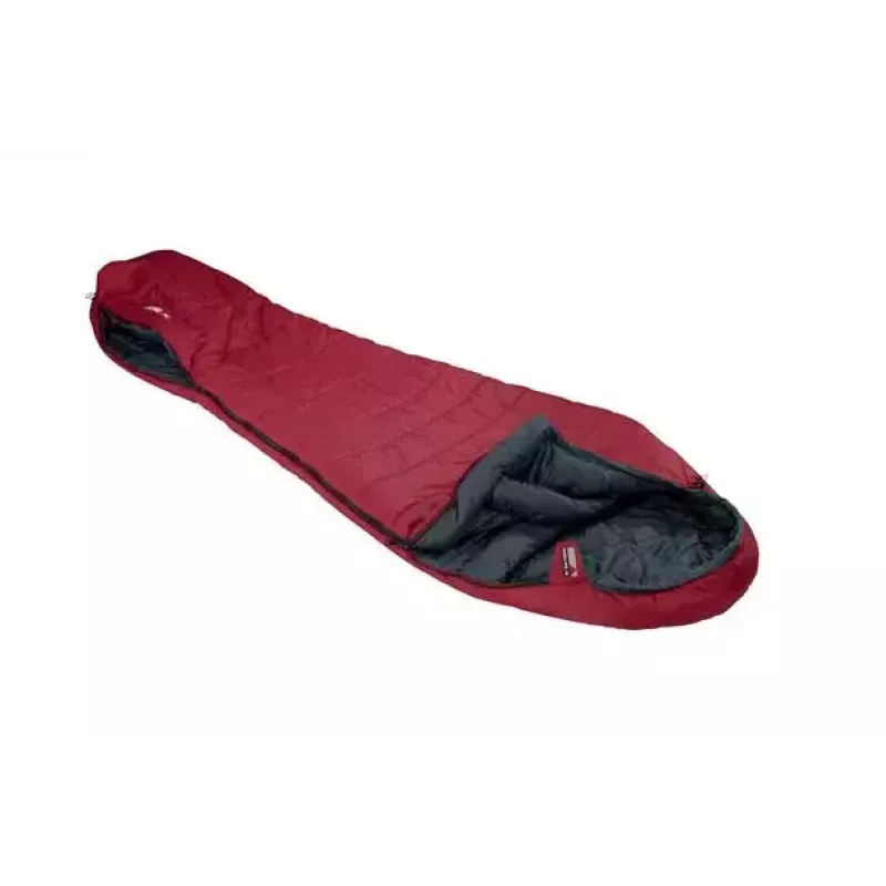 Saco de dormir momia High Peak Hyperion 1M Nylon Gris Rojo 210 cm