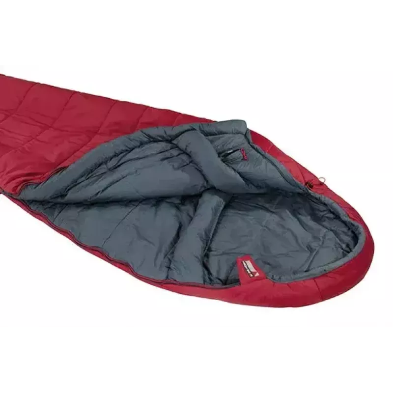 Saco de dormir momia High Peak Hyperion 1M Nylon Gris Rojo 210 cm