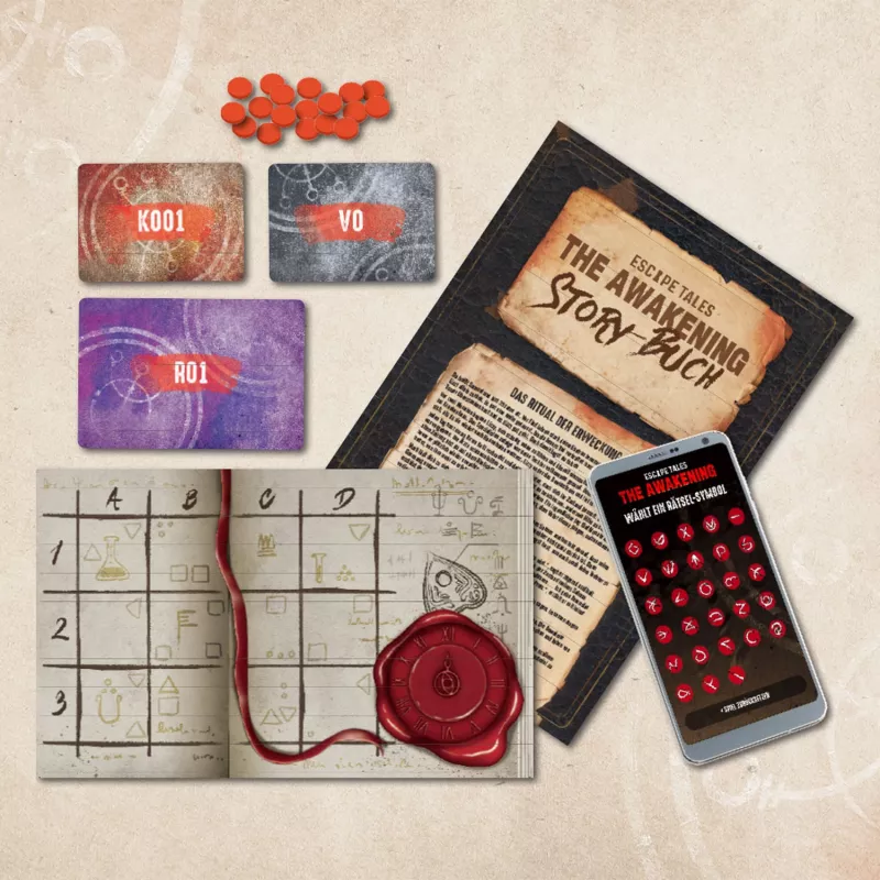 Kosmos Escape Tales: The Awakening juego de mesa deducción