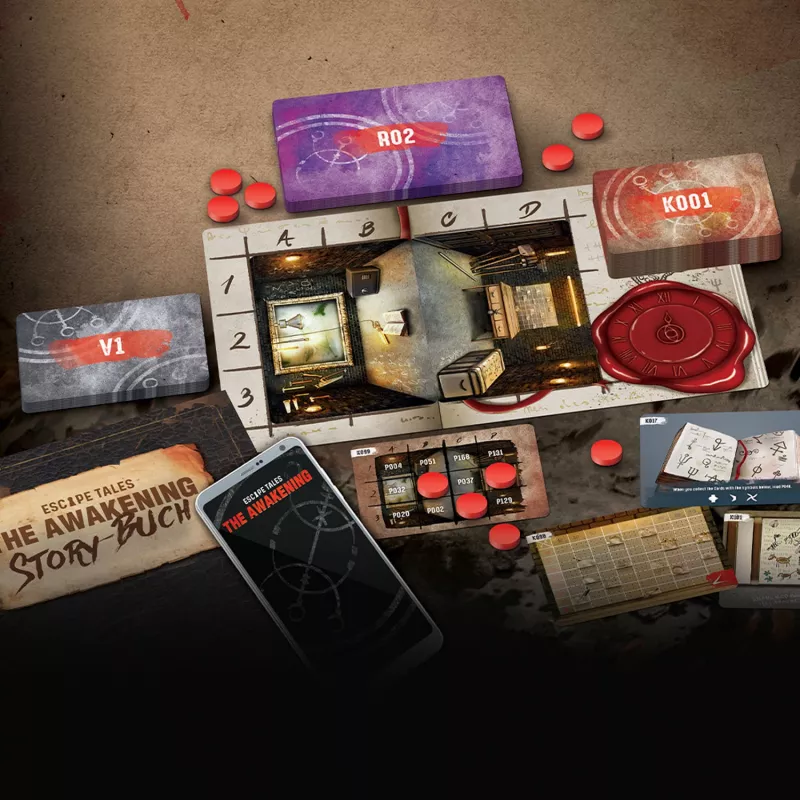Kosmos Escape Tales: The Awakening juego de mesa deducción