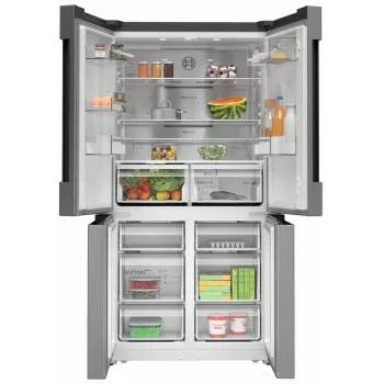 Bosch Serie 4 KFN96APEA frigorífico side-by-side independiente 605 l acero inoxidable