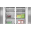 Bosch Serie 4 KFN96APEA frigorífico combi Side-by-Side, French Door, de libre instalación, 605 l (405 l + 200 l), Home Connect, clase energética E, acero inoxidable