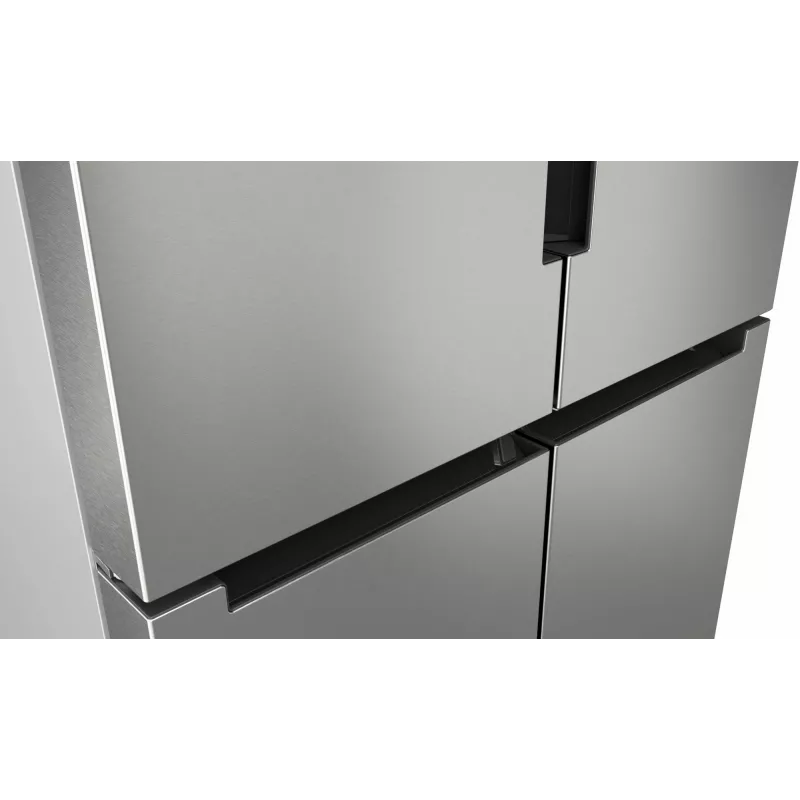 Bosch Serie 4 KFN96APEA frigorífico combi Side-by-Side, French Door, de libre instalación, 605 l (405 l + 200 l), Home Connect, clase energética E, acero inoxidable