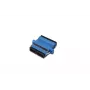 DIGITUS acoplador SC / SC dúplex, color azul casquillo de circonio cerámico, carcasa de plástico, monomodo, incl. material de montaje
