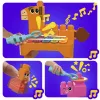 MEGA BLOKS Fisher Price Granja Musical de construcción sensorial (45 piezas) para niños pequeños