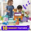 MEGA BLOKS Fisher Price Granja Musical de construcción sensorial (45 piezas) para niños pequeños