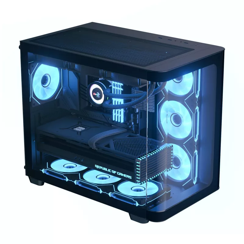Aerocool P500C torre Midi negra