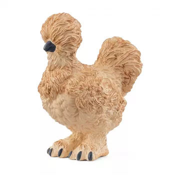 Schleich Gallina sedosa modelo 14891 — figura de animal de granja, multicolor, para niños a partir de 3 años