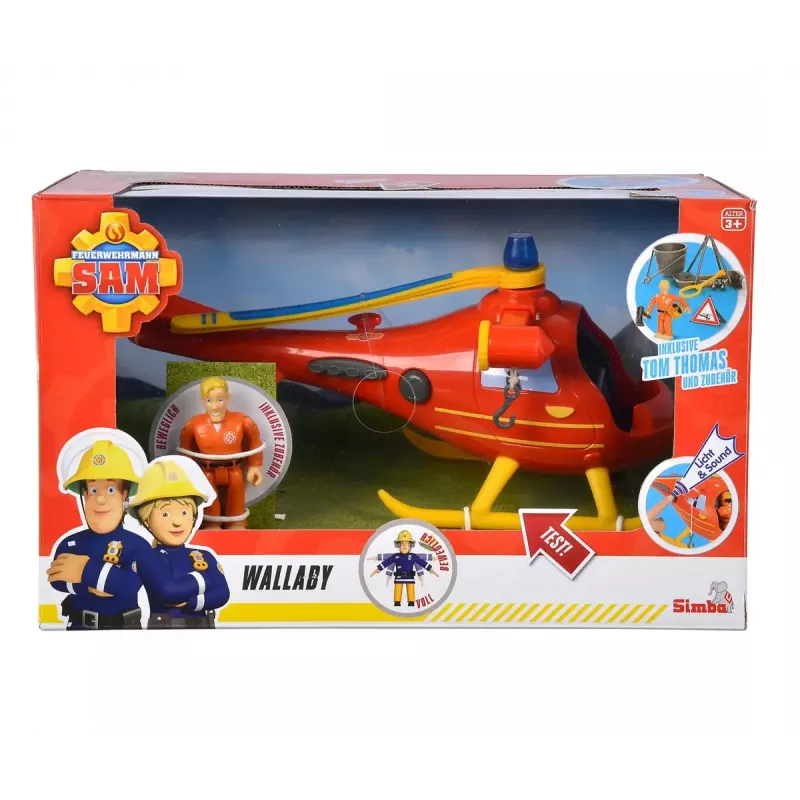 Helicóptero Simba Toys 109252510 Fireman Sam naranja 3+
