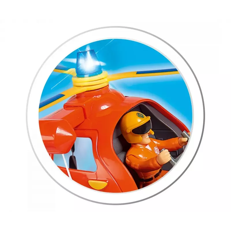 Helicóptero Simba Toys 109252510 Fireman Sam naranja 3+