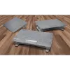 Kensington SmartFit SoleMate Pro Elite K50345EU reposapiés ergonómico, altura regulable 9–12 cm, inclinación 0–18°, gris
