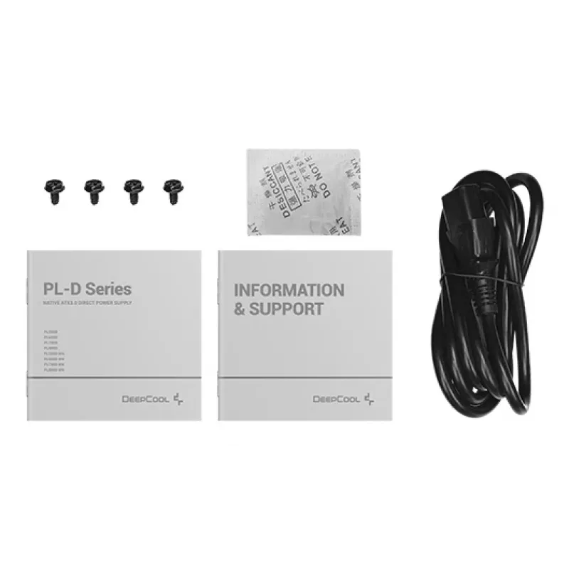 Fuente de alimentación DEEPCOOL Pl800d 800 W 20+4 Pin ATX - Negro