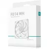 Ventilador de carcasa DeepCool FD14 WH de 140 mm, 140 x 140 x 25 mm, blanco, 3-Pin