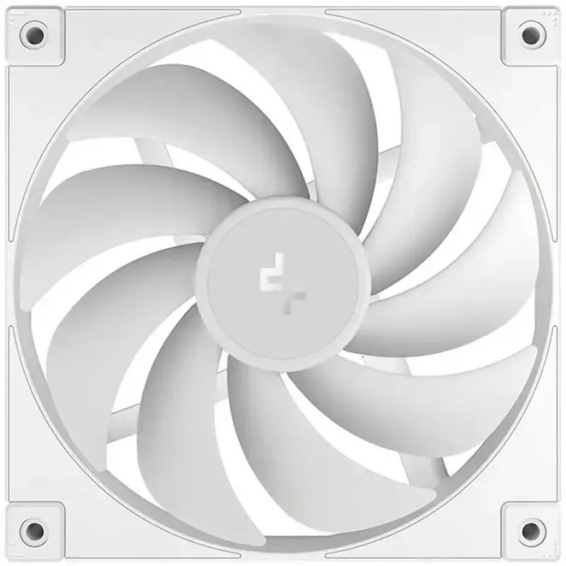 Ventilador de carcasa DeepCool FD14 WH de 140 mm, 140 x 140 x 25 mm, blanco, 3-Pin