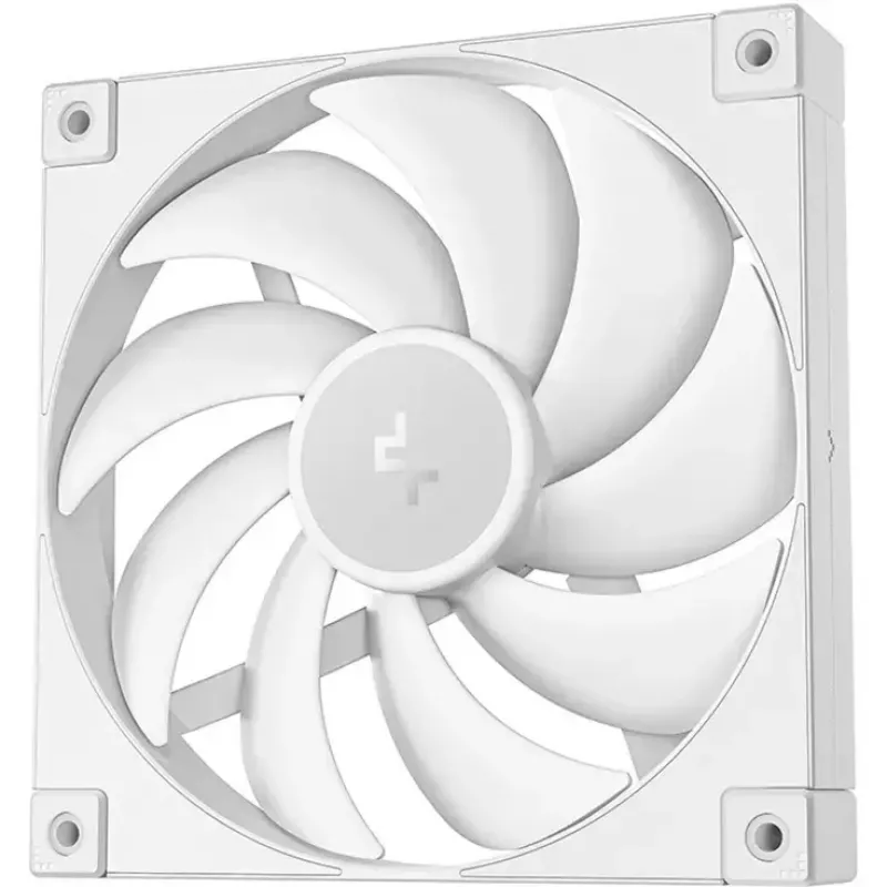 Ventilador de carcasa DeepCool FD14 WH de 140 mm, 140 x 140 x 25 mm, blanco, 3-Pin