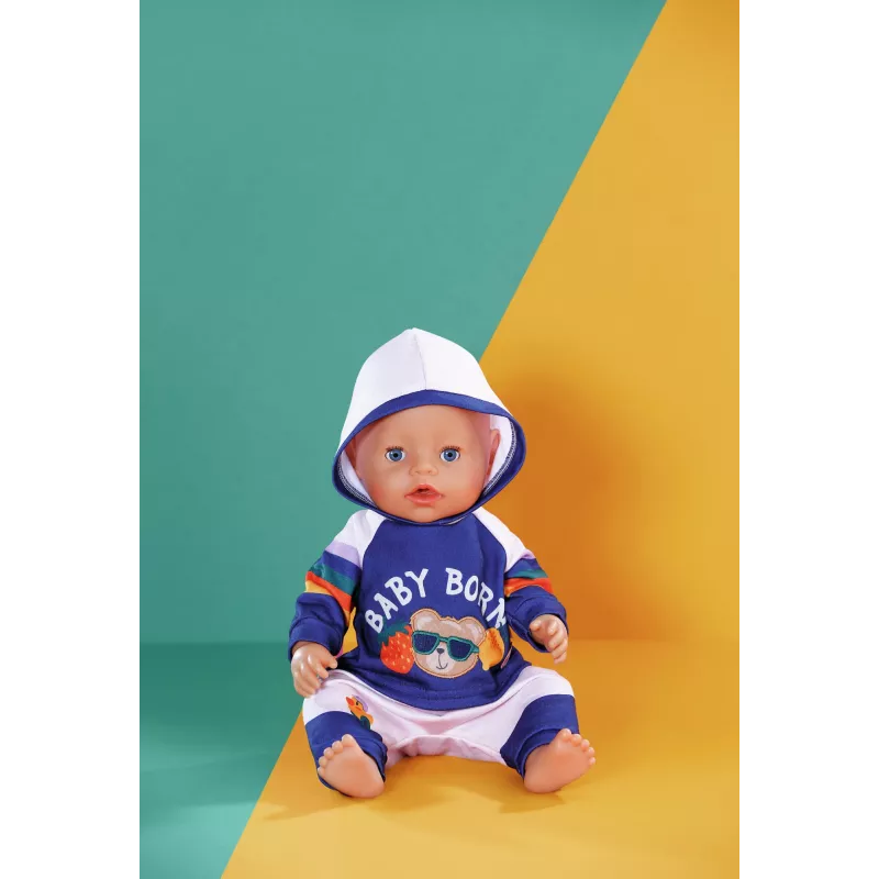 BABY born chándal azul marino 43cm conjunto de ropa para muñeca