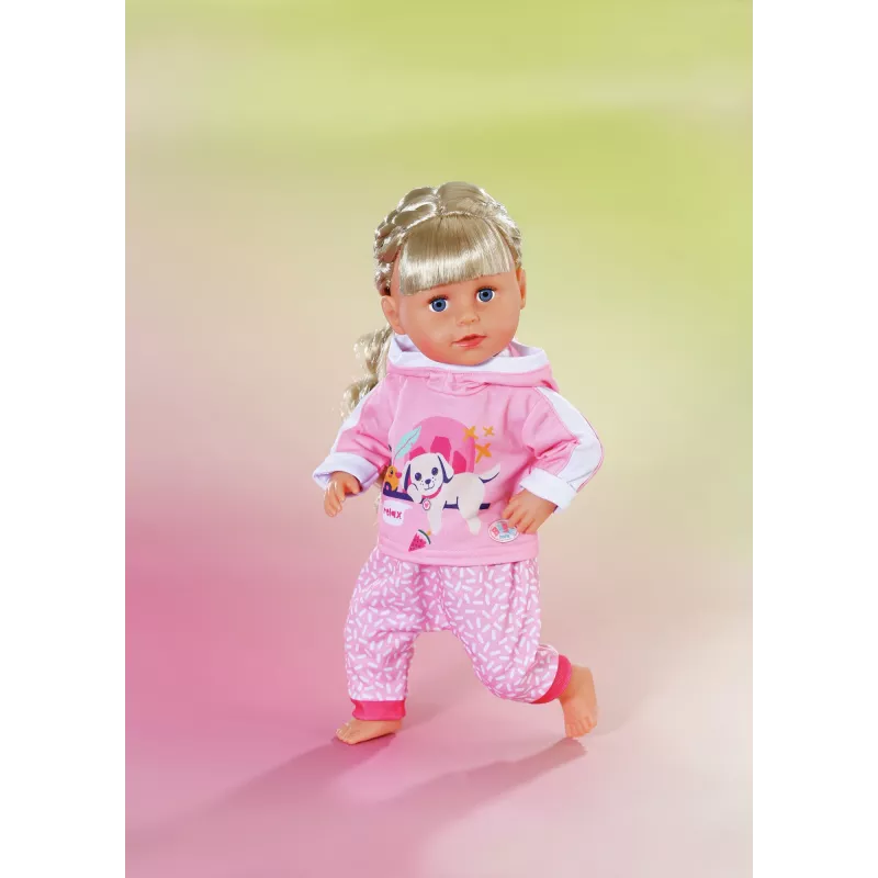 BABY born chándal rosa 43 cm conjunto de ropa para muñeca