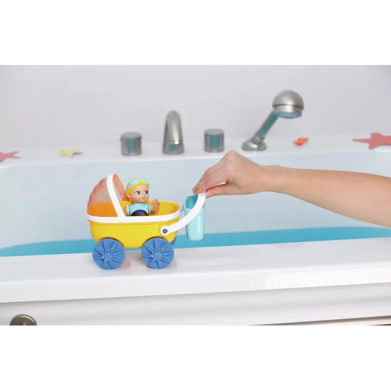 BABY born Splish Splash cochecito con muñeca de baño Emma multicolor