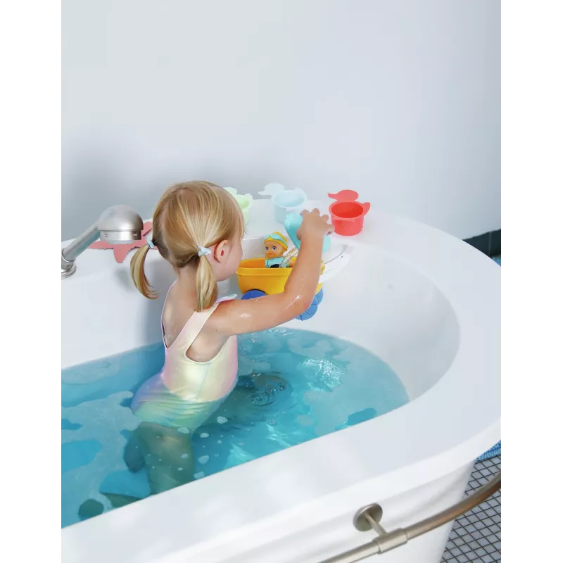 BABY born Splish Splash cochecito con muñeca de baño Emma multicolor